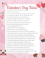 Free Printable Valentine's Day Trivia Game - Play Party Plan