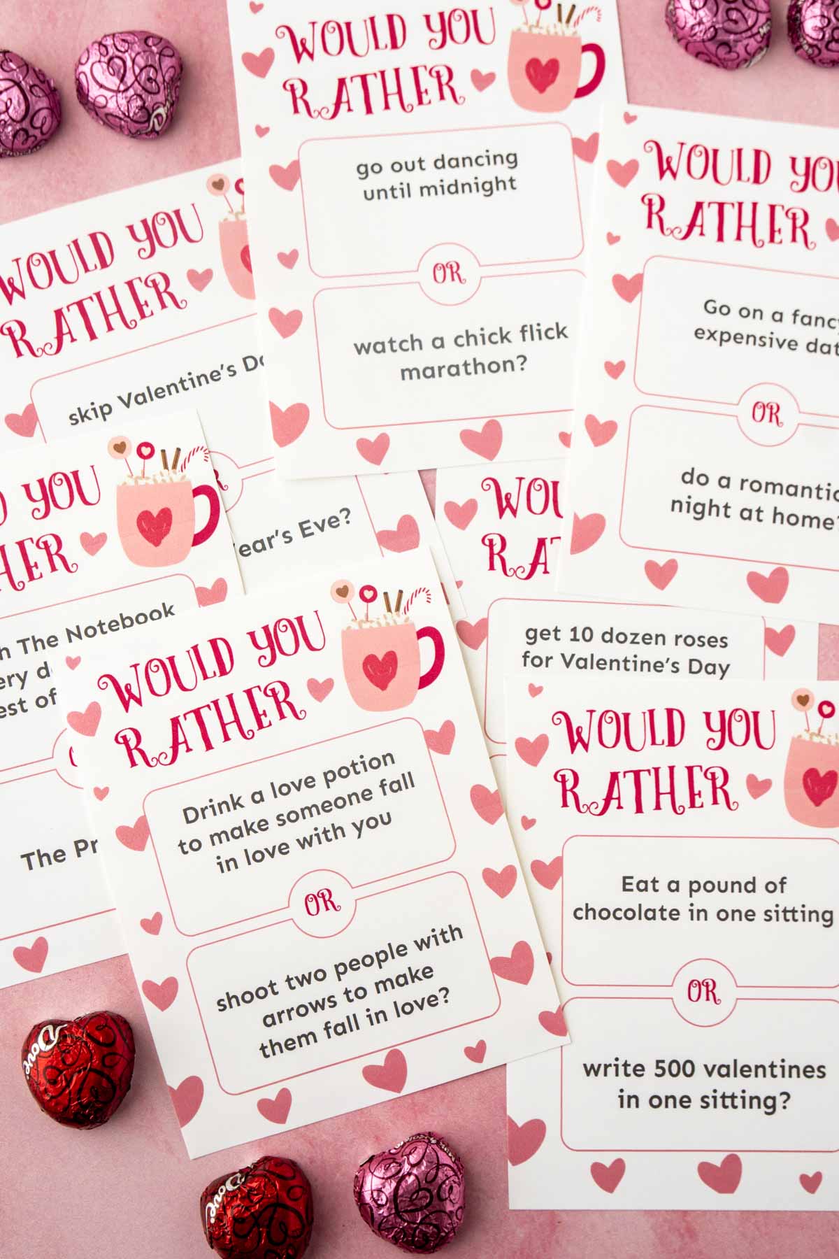 Free Printable Valentines Would You Rather Game - 36