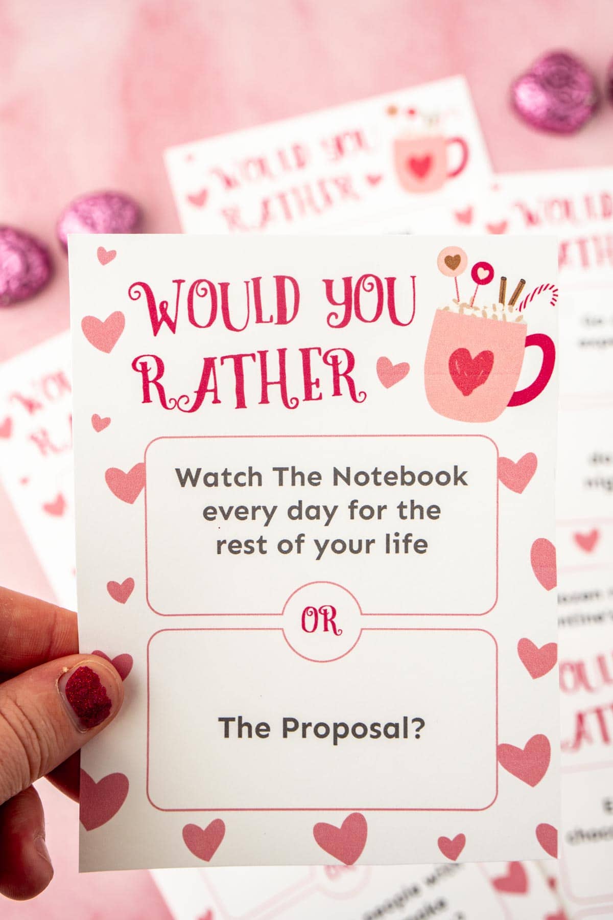 Free Printable Valentines Would You Rather Game - 23