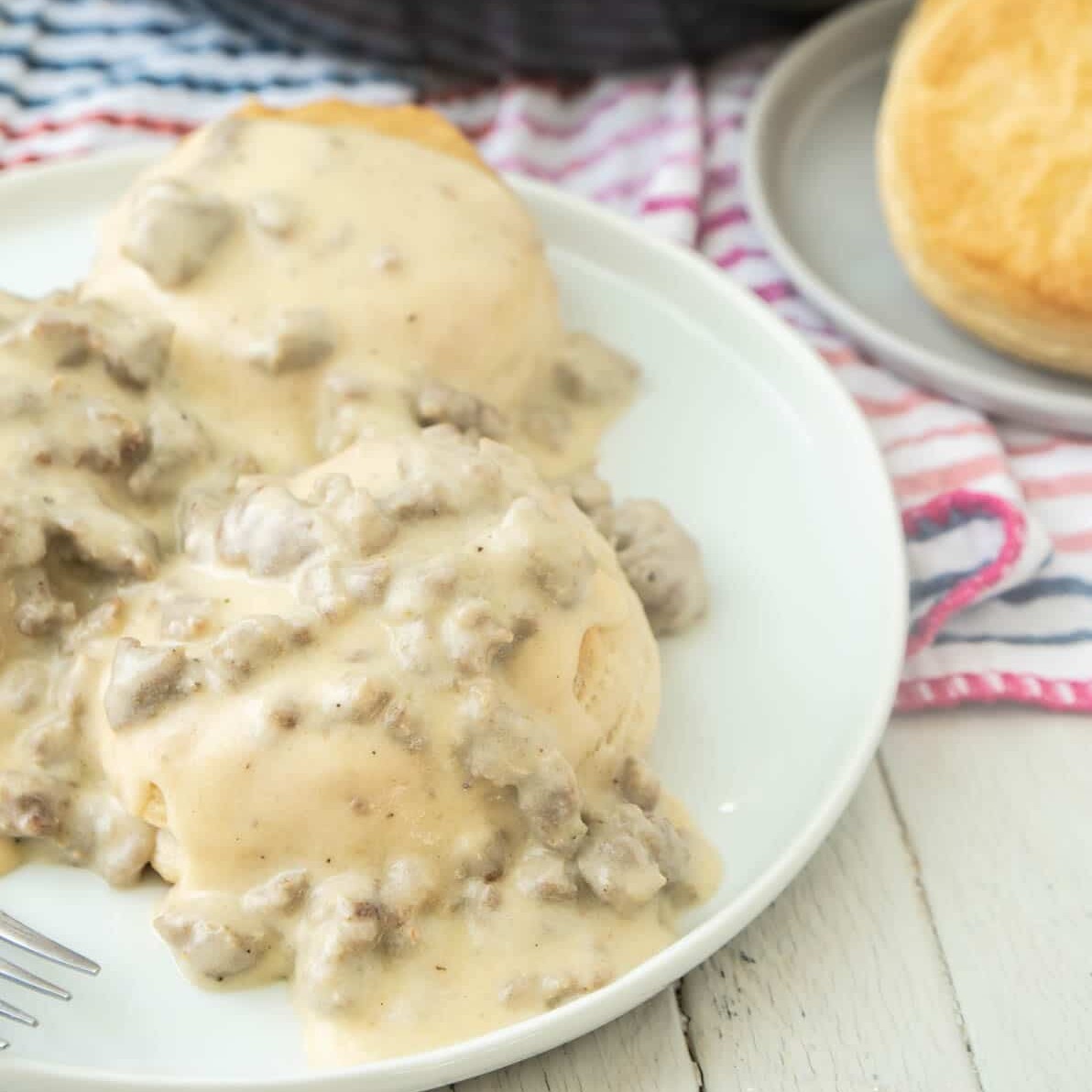 Homemade White Sausage Gravy