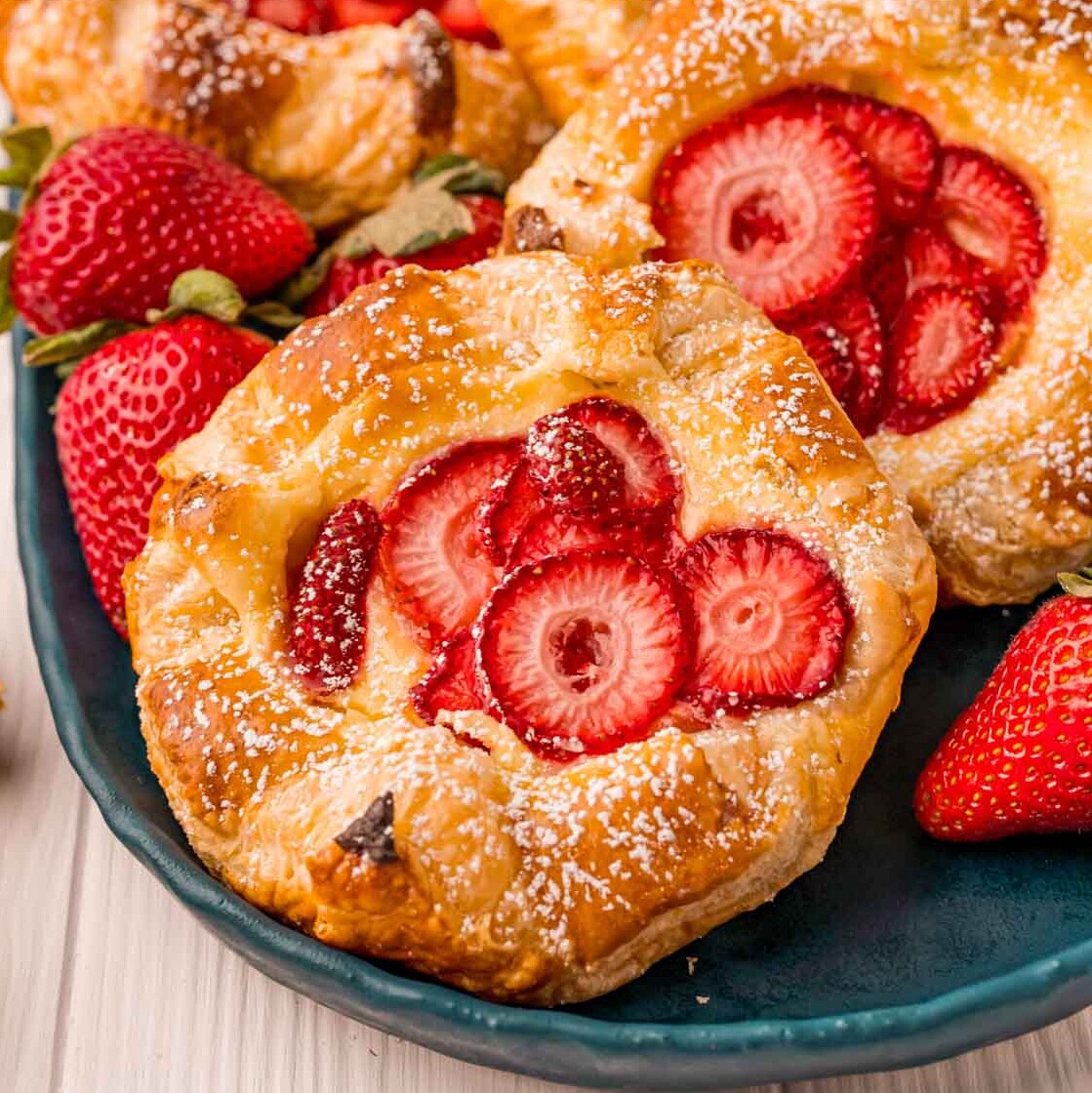 Easy Strawberry Danishes