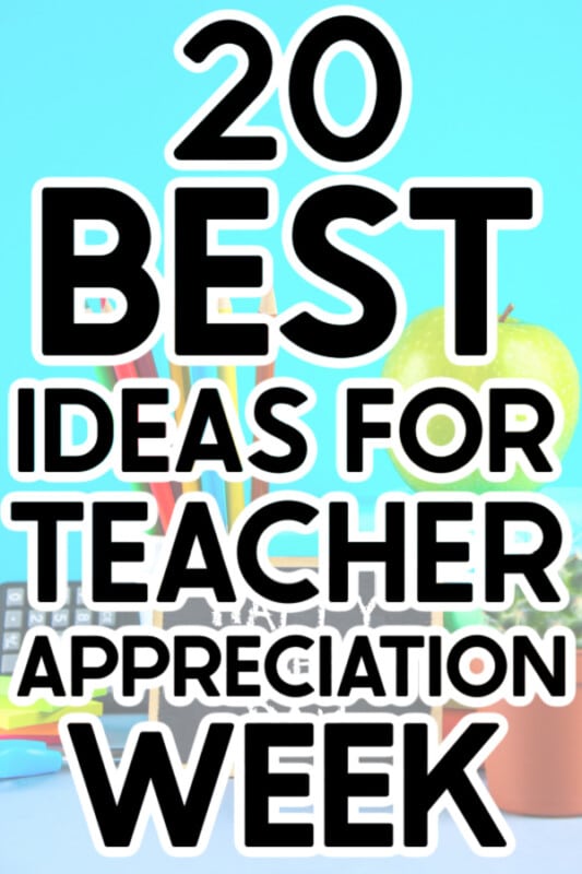 teacher appreciation week ideas for kids