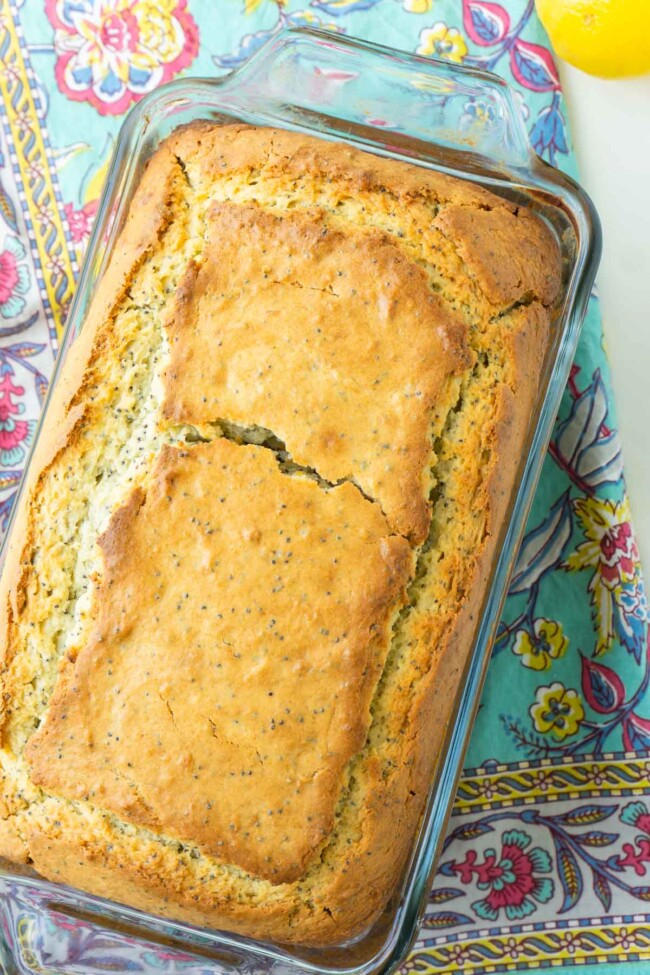 Easy Glazed Lemon Poppy Seed Bread Play Party Plan   Lemon Poppy Seed Bread 7 Of 13 650x975 