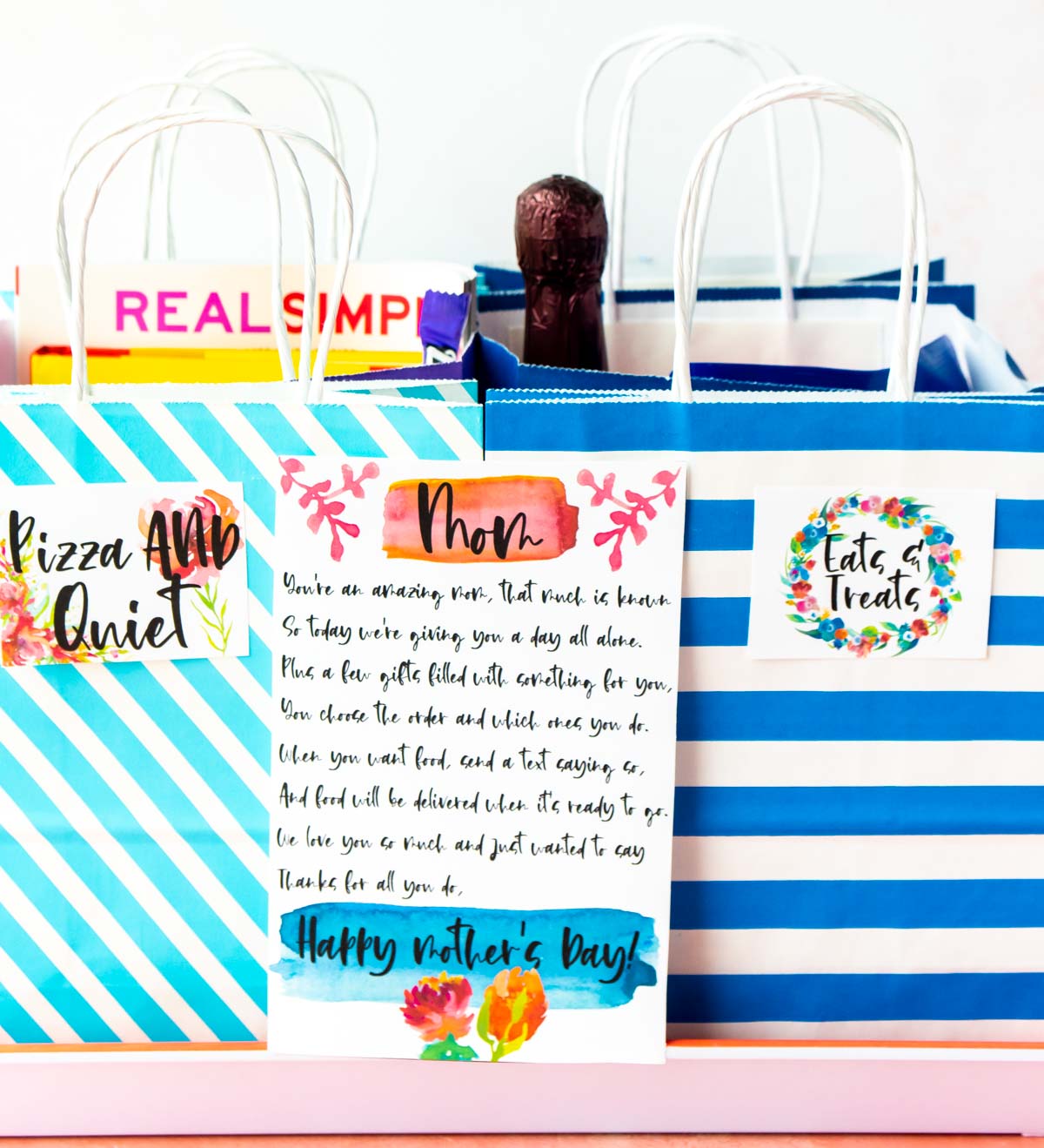 Creative Mother’s Day Baskets and Printable Tags