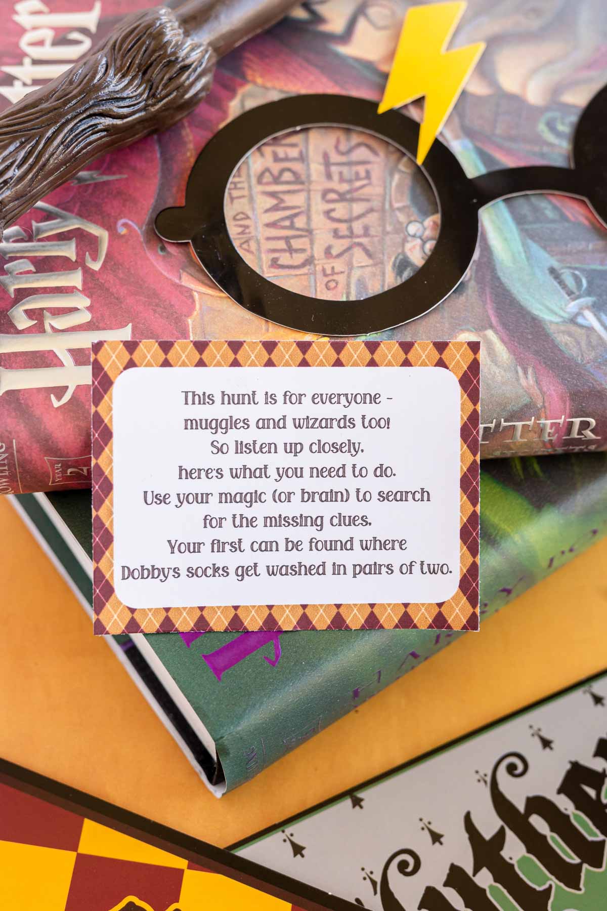 Free Printable Harry Potter Scavenger Hunt