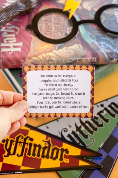 Free Printable Harry Potter Scavenger Hunt - Play Party Plan