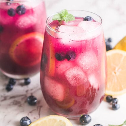 The Most Delicious Blueberry Lemonade Recipe - Play Party Plan