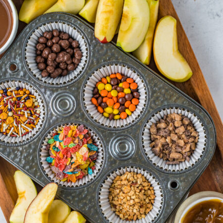 The Best Caramel Apple Board and Topping Ideas - 69