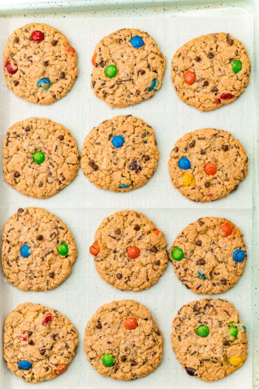 The Best Soft and Chewy Monster Cookies Recipe - Play Party Plan