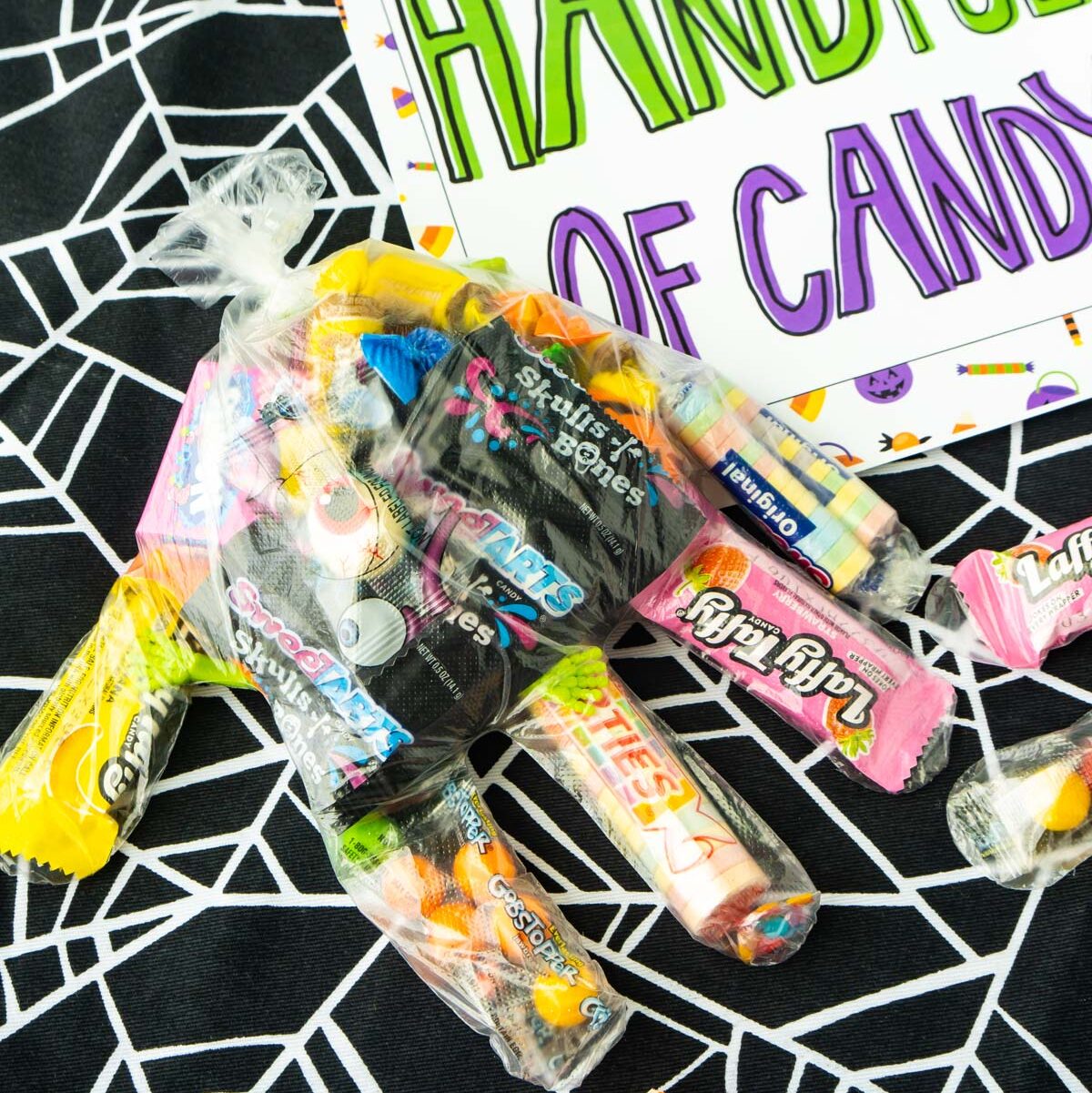 Free Printable Halloween Candy Sign and Candy Hand Ideas