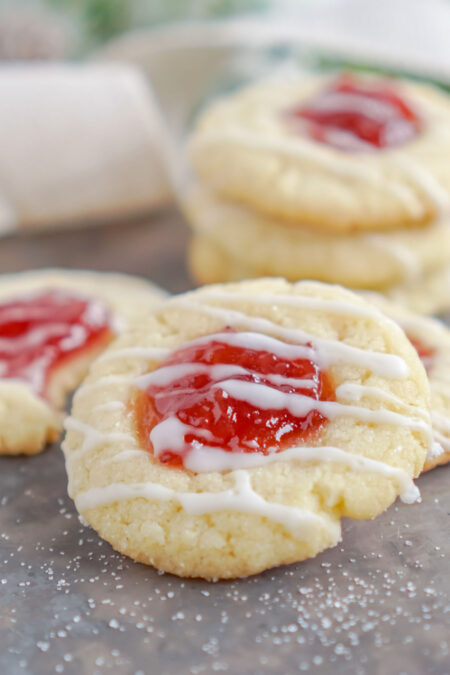 Easy Strawberry Thumbprint Cookies - Play Party Plan