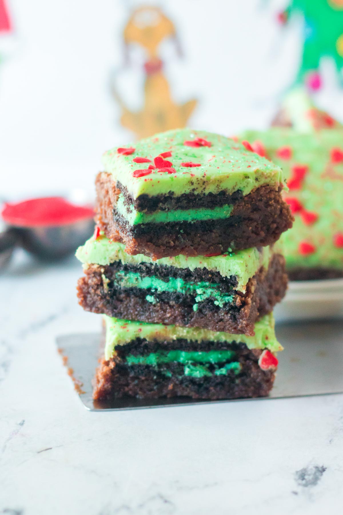 The Best Grinch Brownies - Play Party Plan