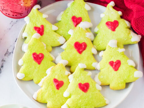 Grinch Sugar Cookies - BEST Easy Recipe💚