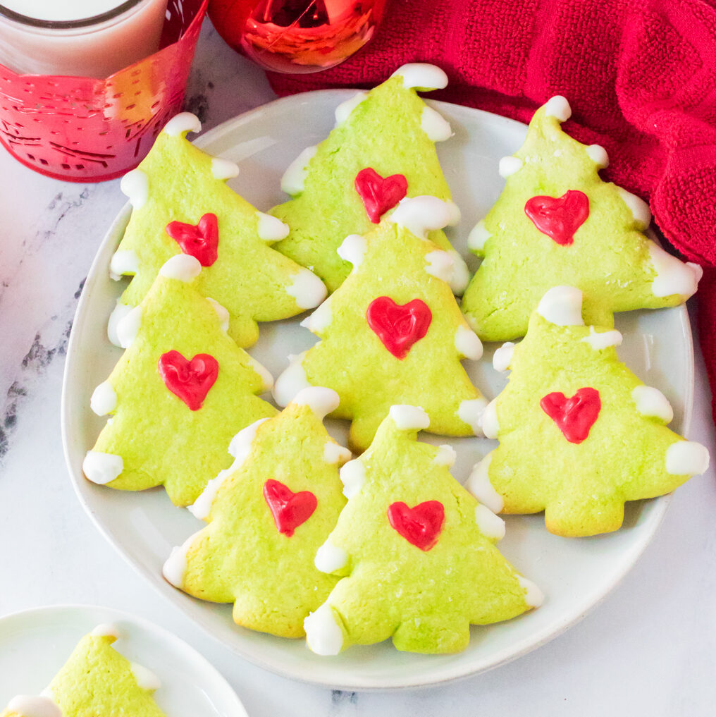 Easy Grinch Sugar Cookies