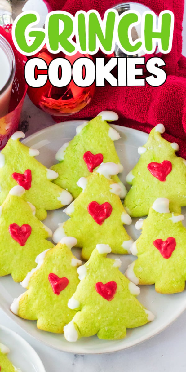 Easy Grinch Sugar Cookies - Play Party Plan