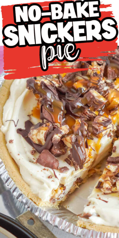 Easy No Bake Snickers Pie Recipe - 66