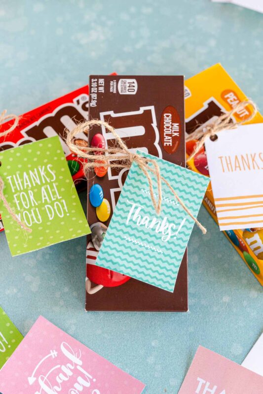 Free Printable Thank You Tags (And Gift Ideas) - Play Party Plan