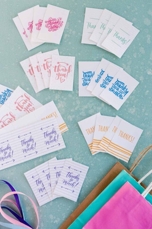 Free Printable Thank You Tags (And Gift Ideas) - Play Party Plan