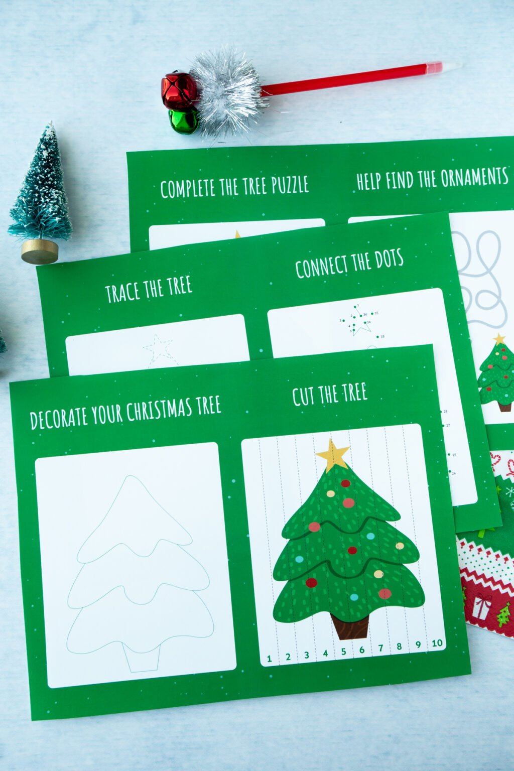 Free Printable Christmas Activity Sheets For Kids Play Party Plan