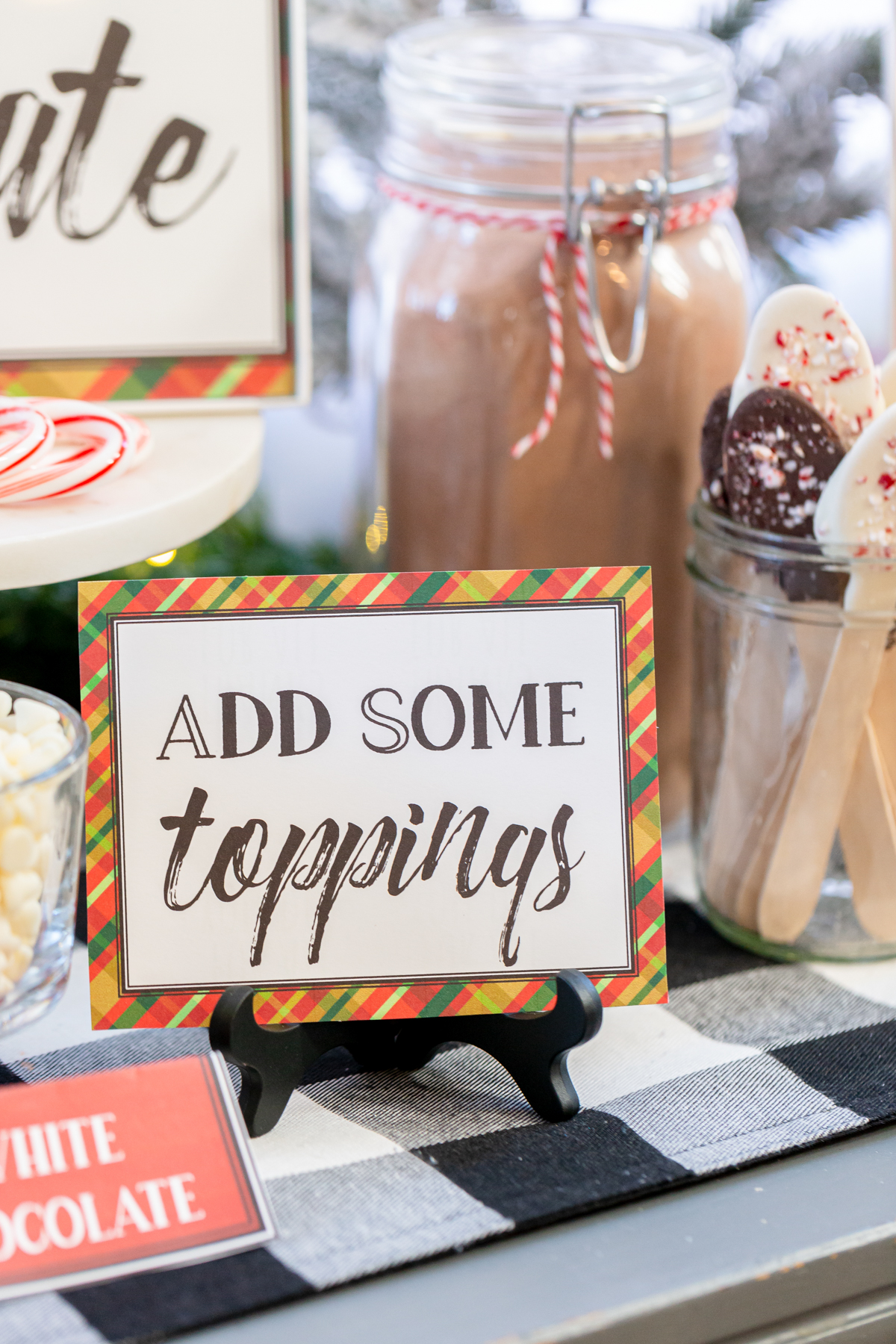 Hot Chocolate Bar Ideas and Free Printable Signs - Play Party Plan