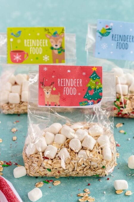 Free Printable Reindeer Food Tags - Play Party Plan