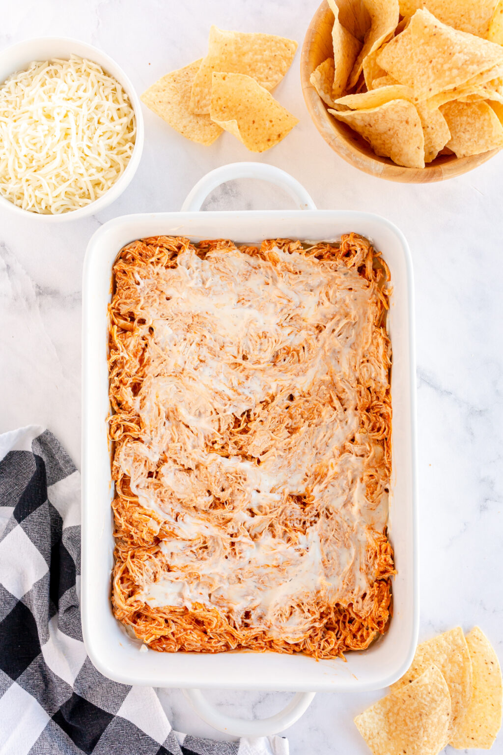 The Best Baked Buffalo Chicken Dip Play Party Plan