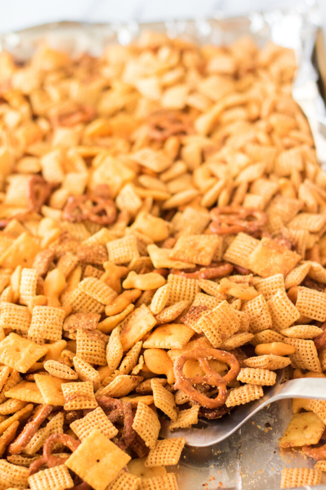 Easy Homemade Cheddar Chex Mix Recipe Play Party Plan 7654