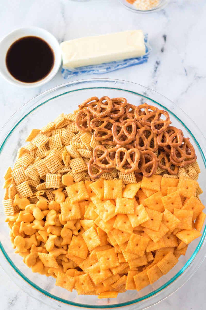 Easy Homemade Cheddar Chex Mix Recipe Play Party Plan 4380