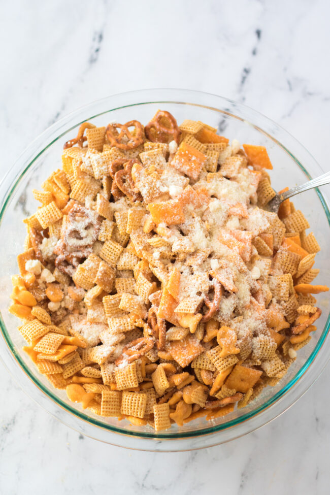 Easy Homemade Cheddar Chex Mix Recipe Play Party Plan 2180