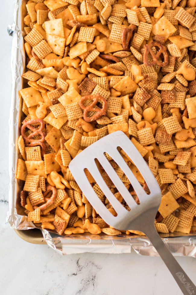 Easy Homemade Cheddar Chex Mix Recipe Play Party Plan 3606