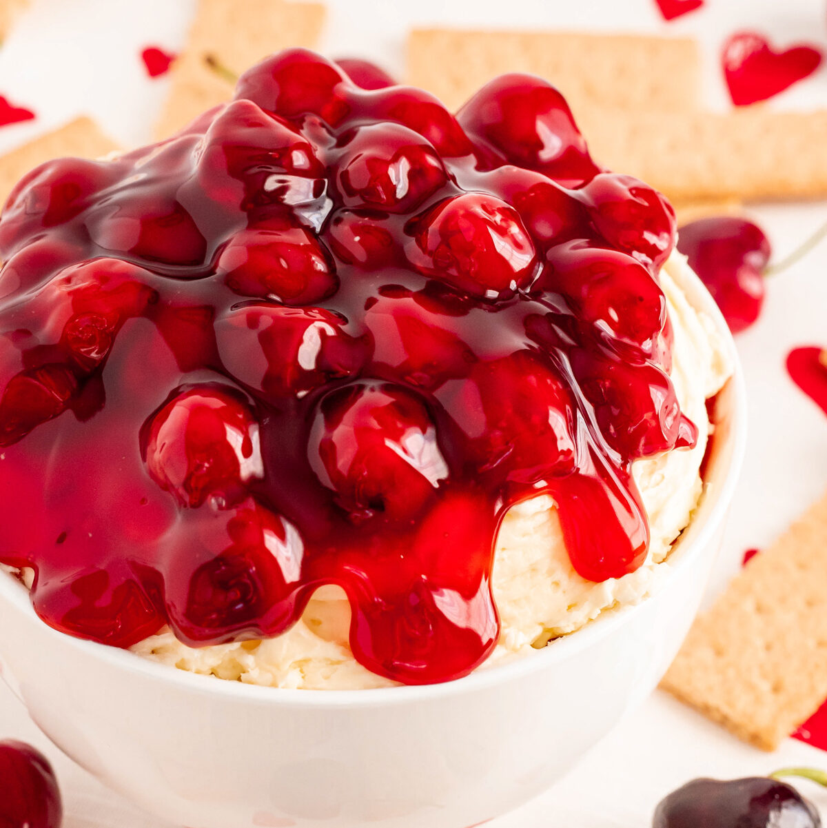 Easy Cherry Cheesecake Dip