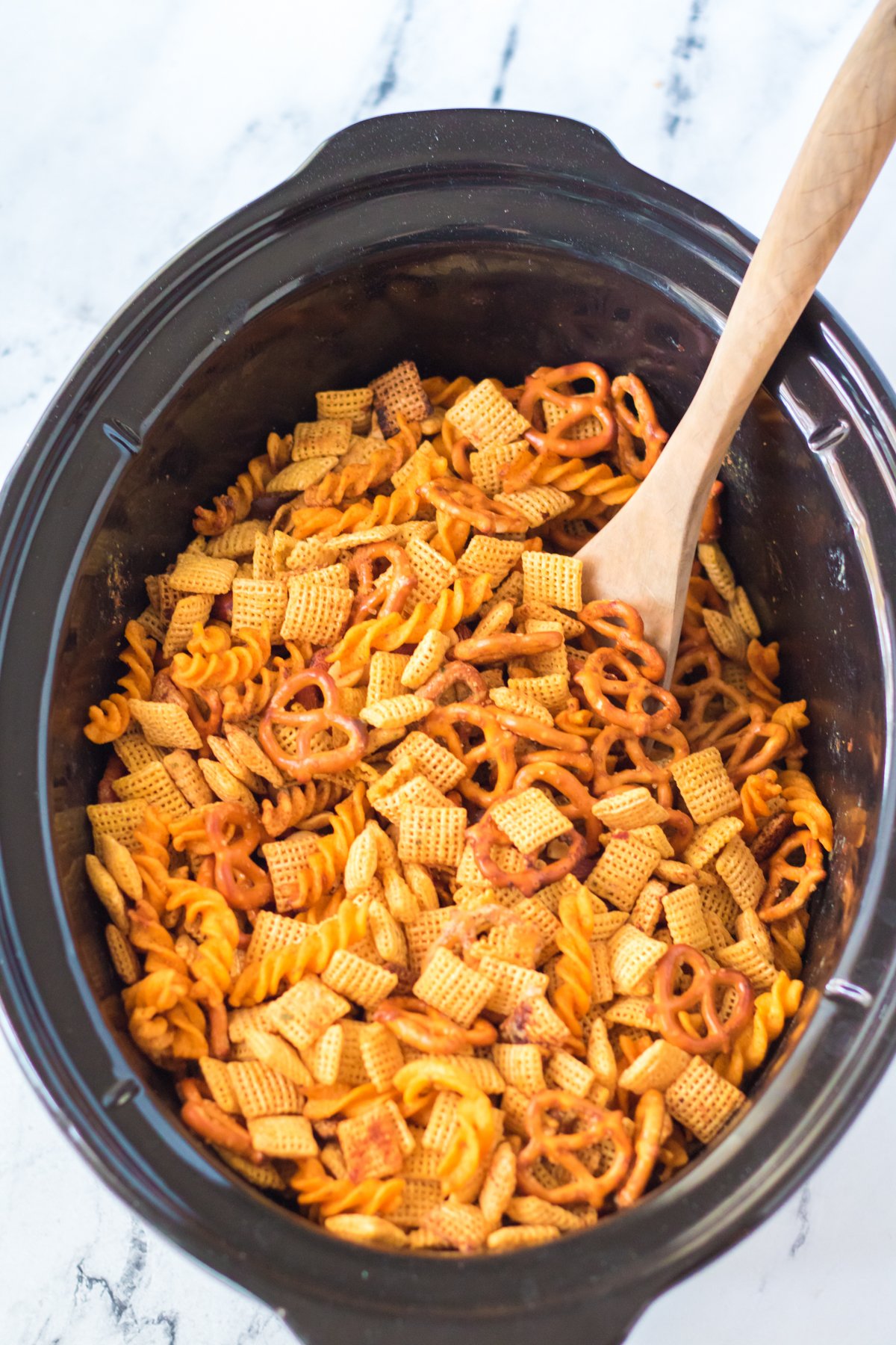 Slow Cooker Ranch Chex Mix