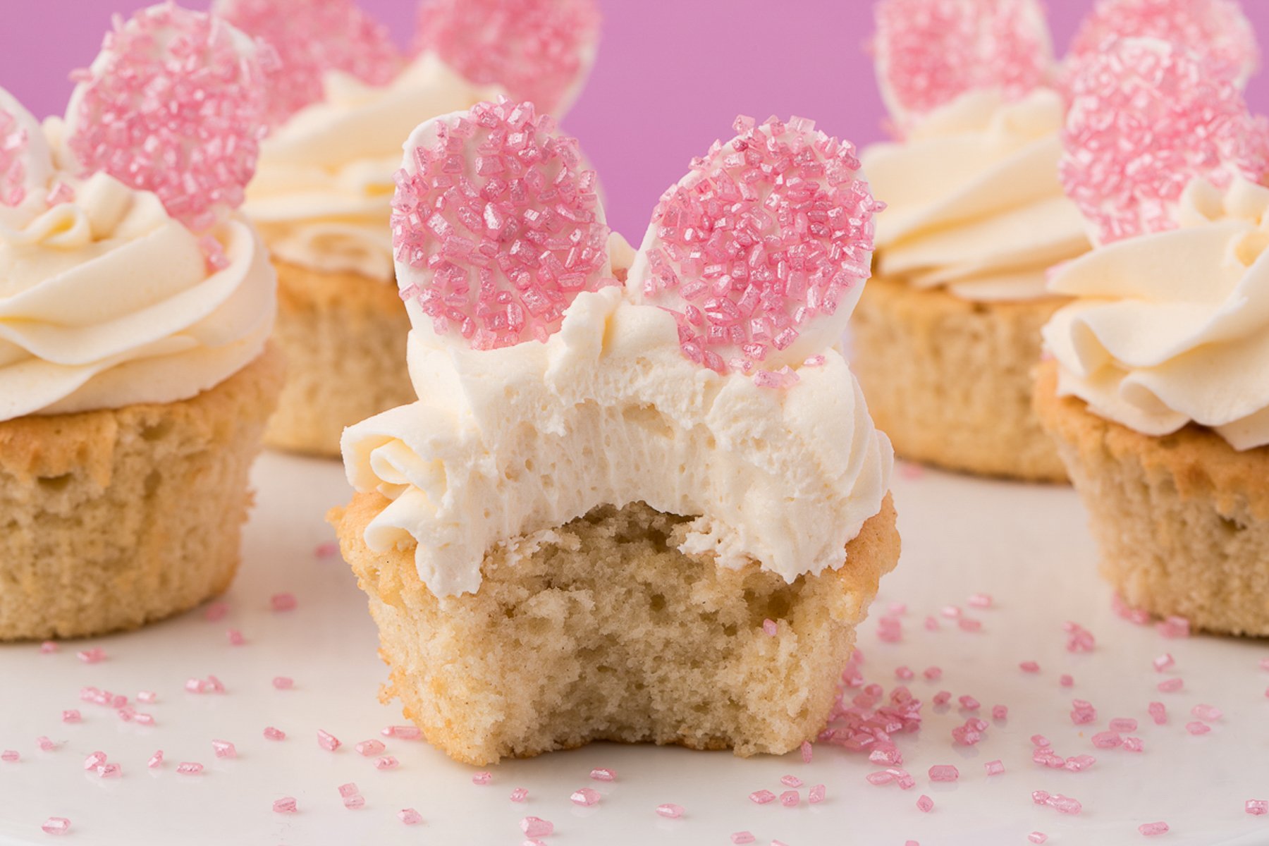 Easter Bunny Cupcakes