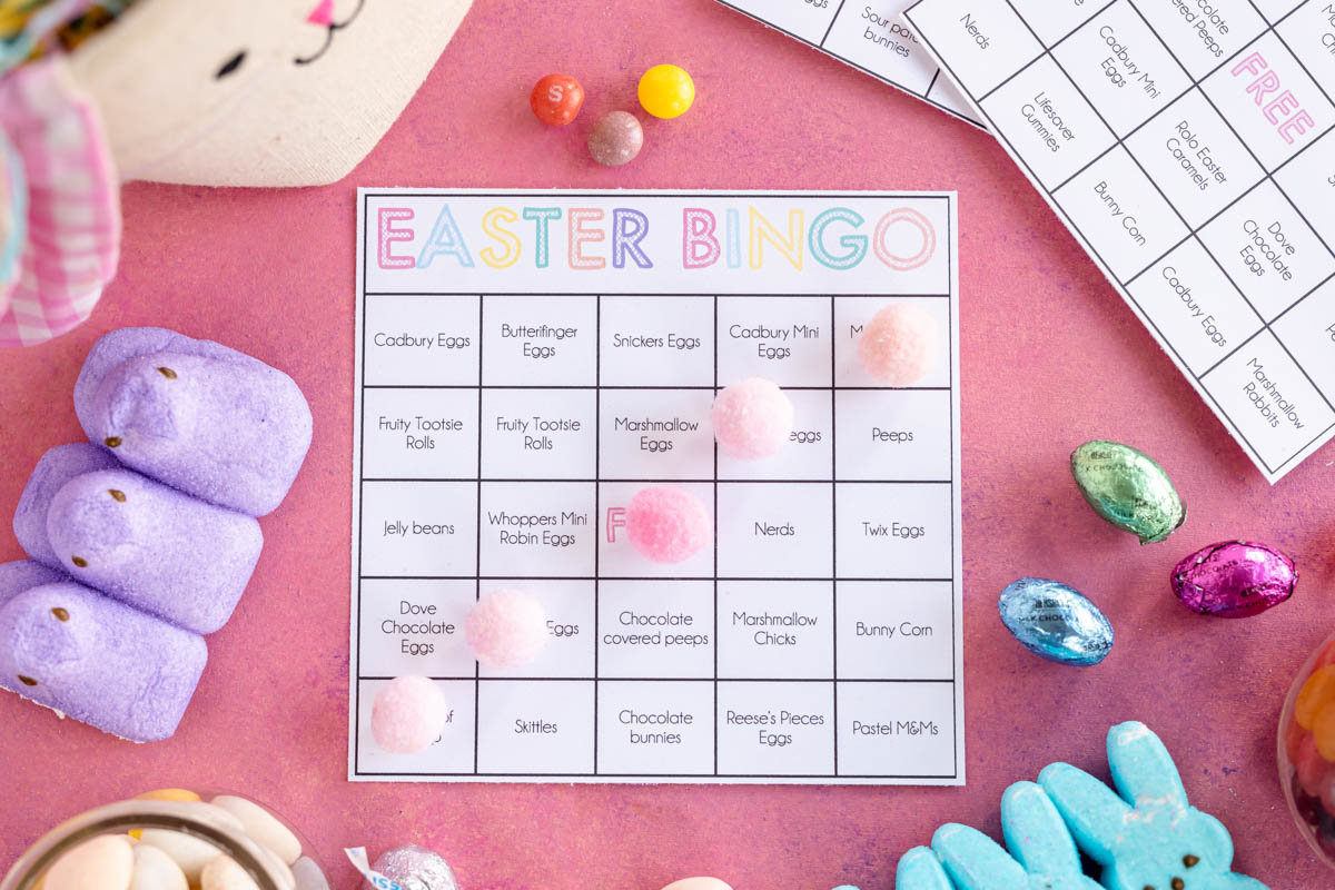 Free Printable Easter Candy Bingo Cards