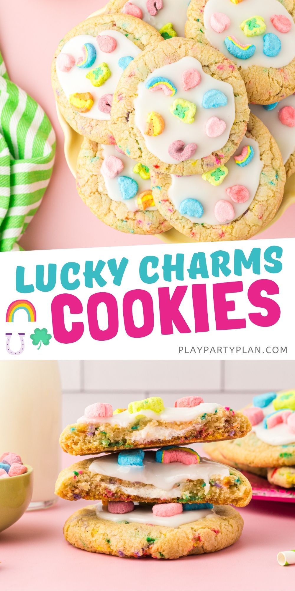 Magical Lucky Charms Cookies - Play Party Plan