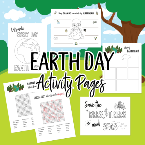 FREE Printable Earth Day Worksheets for Kids - Play Party Plan