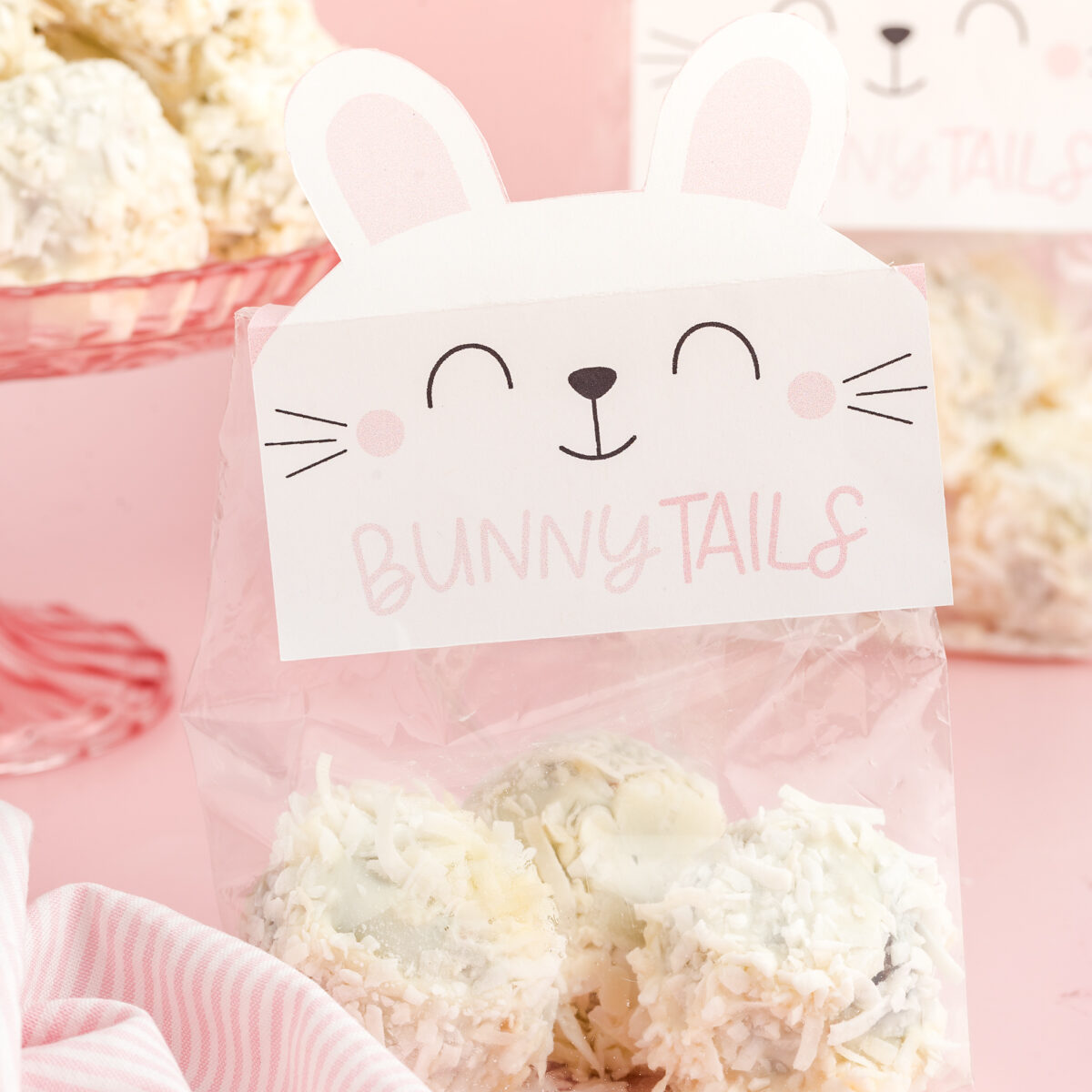 Free Printable Bunny Tail Tags