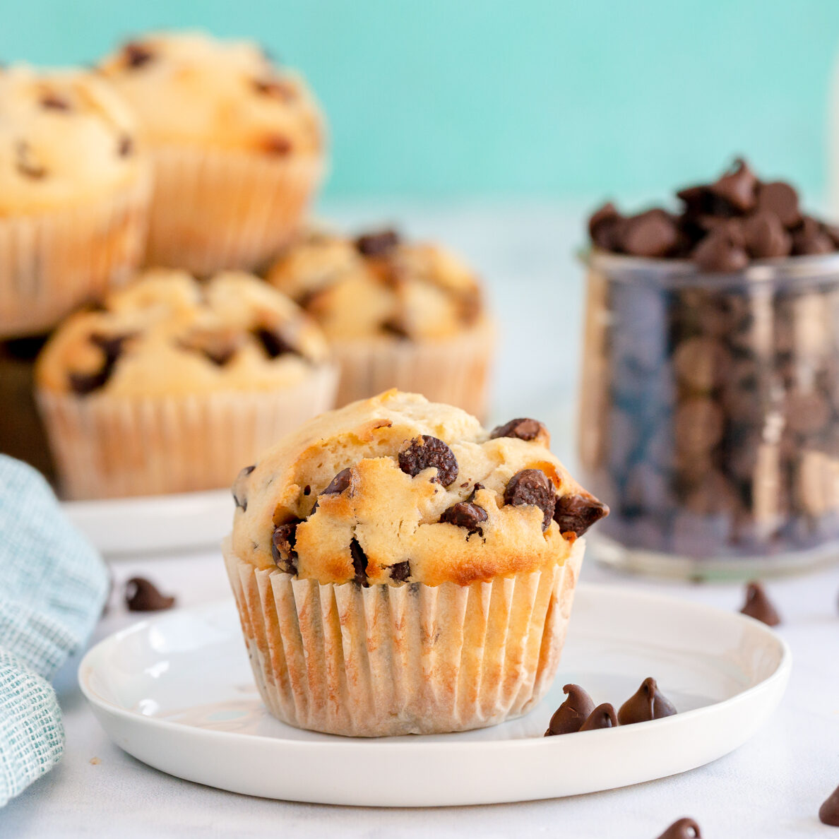 Simple Chocolate Chip Muffins