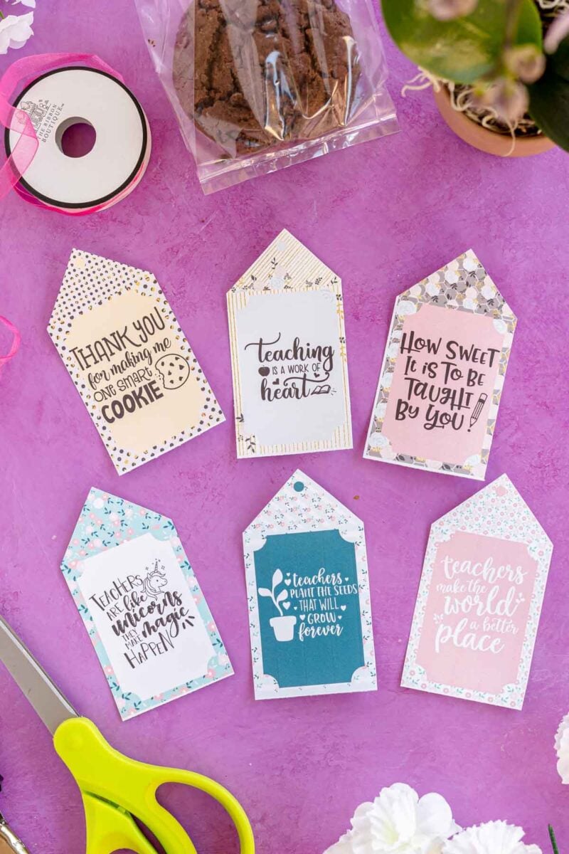 FREE Printable Teacher Appreciation Gift Tags - Play Party Plan