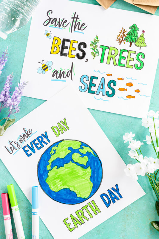 Free Earth Day Printables & Worksheets for Kids - Play Party Plan