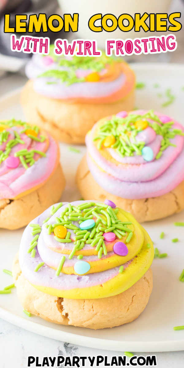 Easter Cookies with Swirl Frosting - Play Party Plan