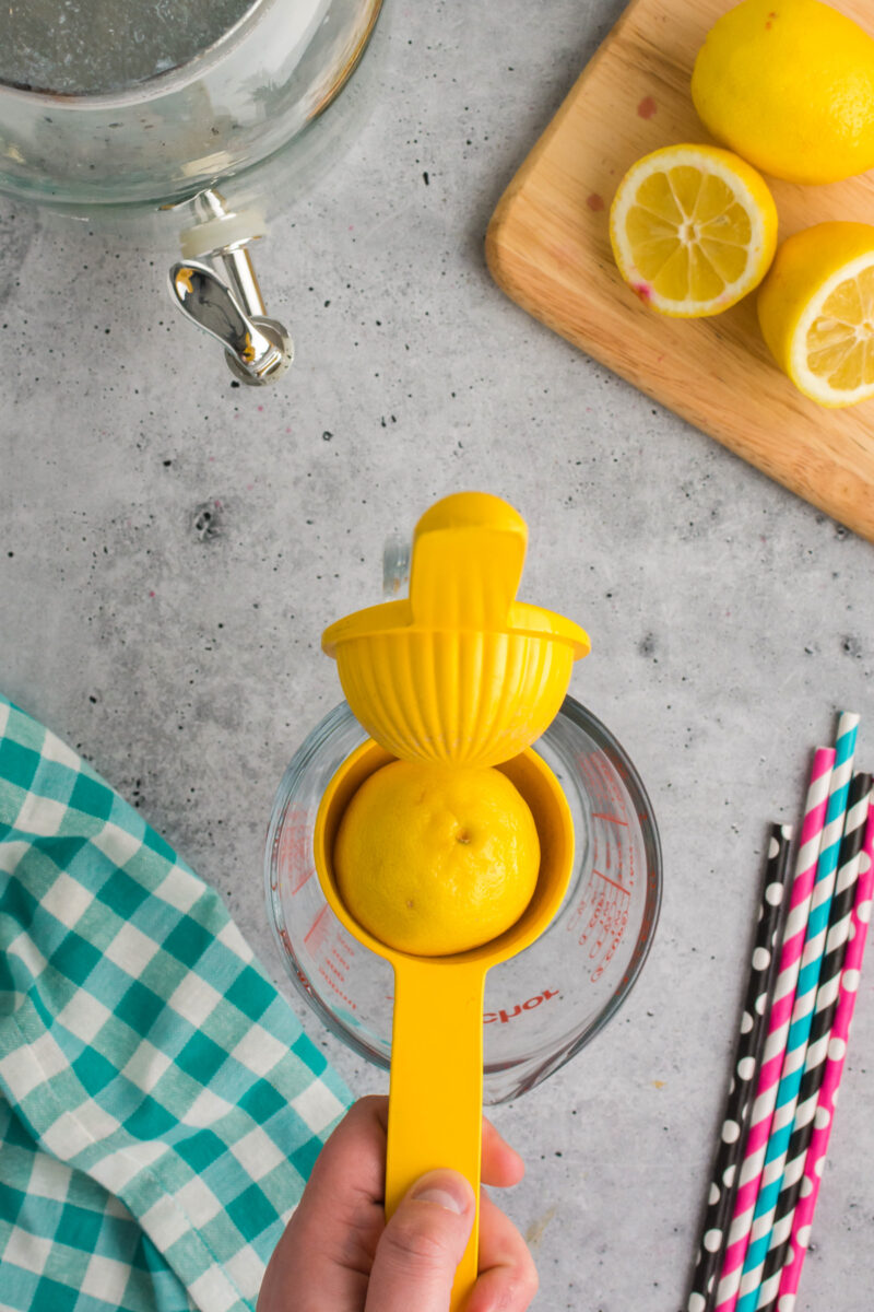 Easy Fresh Squeezed Homemade Lemonade - Play Party Plan