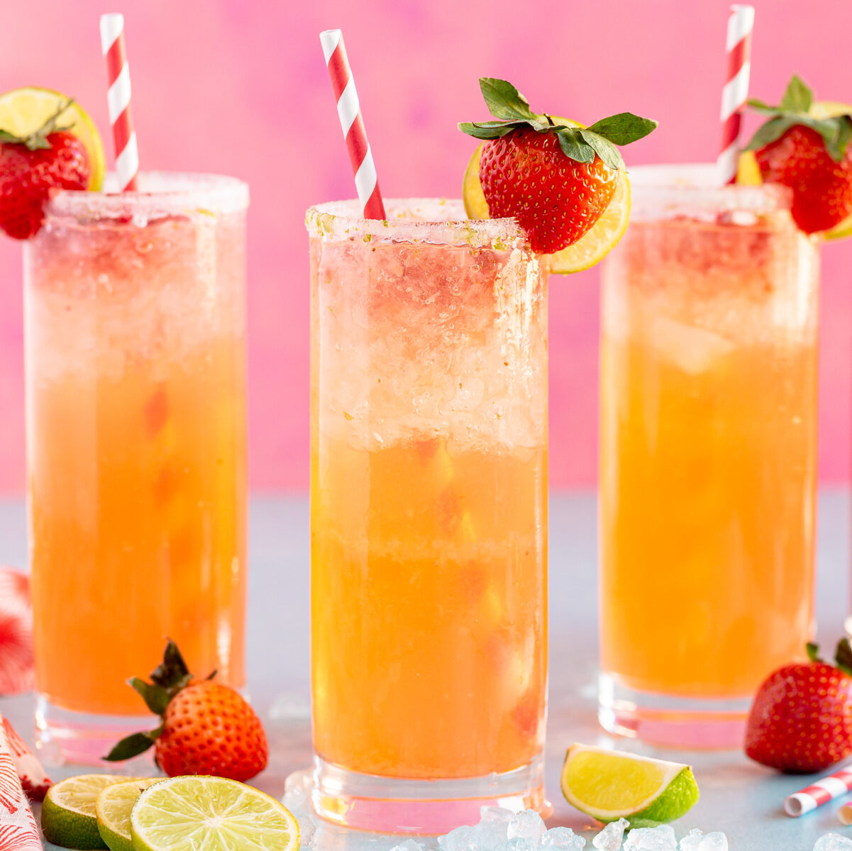 The Best Citrus Strawberry Mocktail Recipe - Play Party Plan