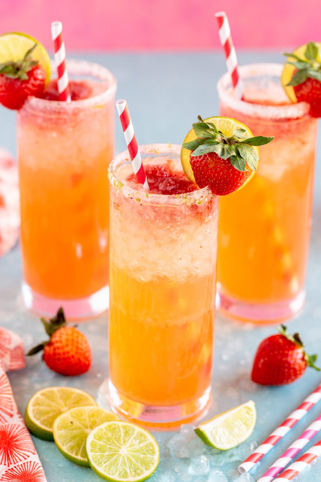 The Best Citrus Strawberry Mocktail Recipe - Play Party Plan