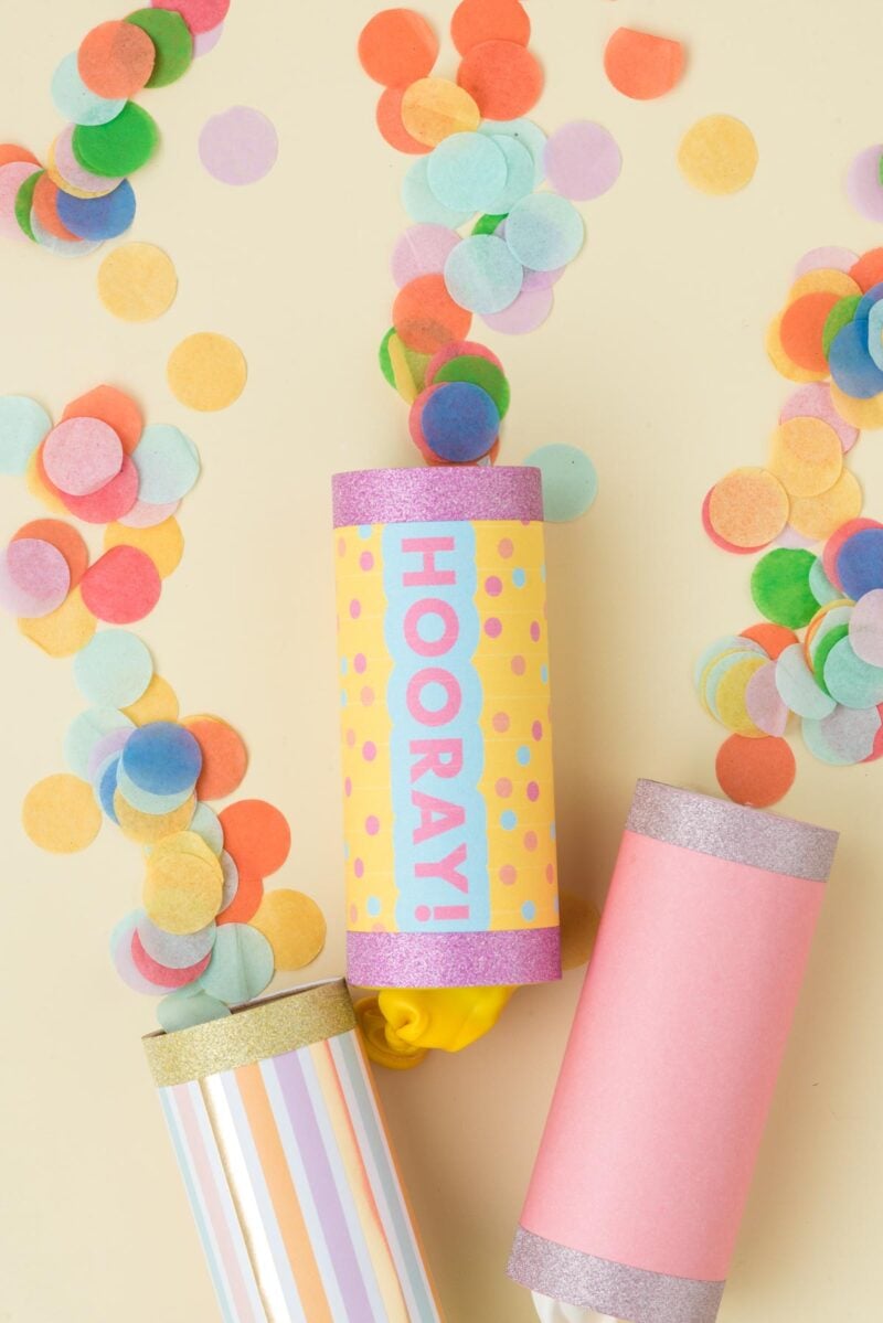 Easy DIY Confetti Poppers {4th of July Fun} - Play Party Plan