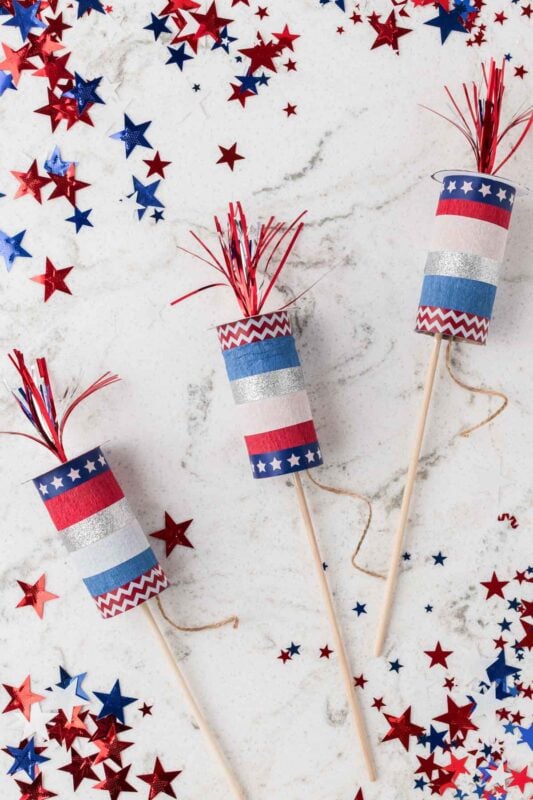 Easy Toilet Paper Roll Firework Craft for Kids - Play Party Plan