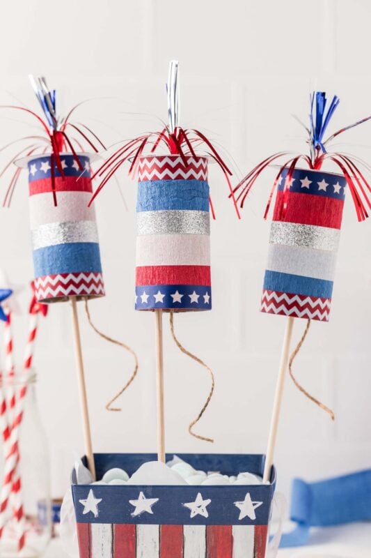 Easy Toilet Paper Roll Firework Craft For Kids - Play Party Plan