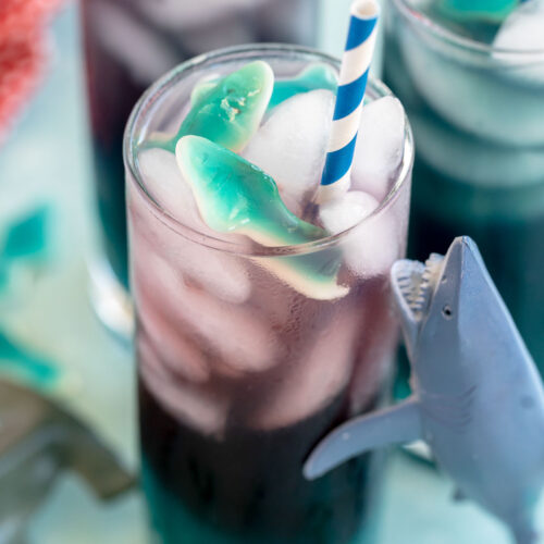 Shark Ice Cubes Recipe makes me think of Shark Week and Parties