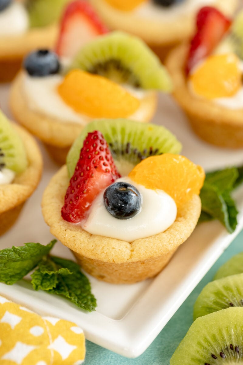 Easy Mini Fruit Tart Recipe {Sugar Cookie Tarts} - Play Party Plan