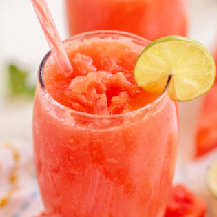 Easy Watermelon Slushie Recipe (4 Ingredients) - Play Party Plan